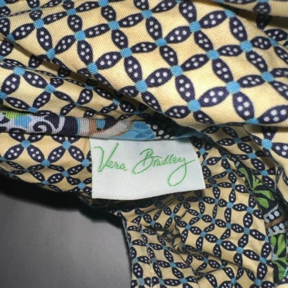 NWT Vera Bradley Bali Blue Quilted Hobo Shoulder Bag